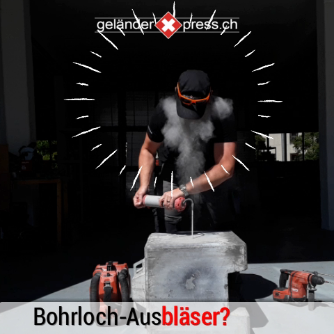 Bohlroch-Ausbläser ungesund
